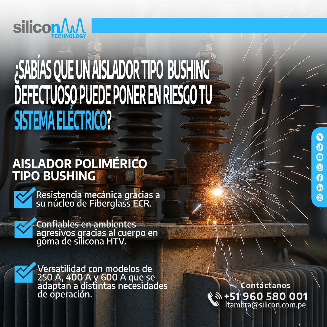 _silicontech's tweet image. ⚡ Dale a tu sistema la confiabilidad que necesita.
Nuestros Bushings aseguran máxima eficiencia y seguridad en tus equipos eléctricos.
#EnergíaConfiable #Bushings #SiliconTechnology