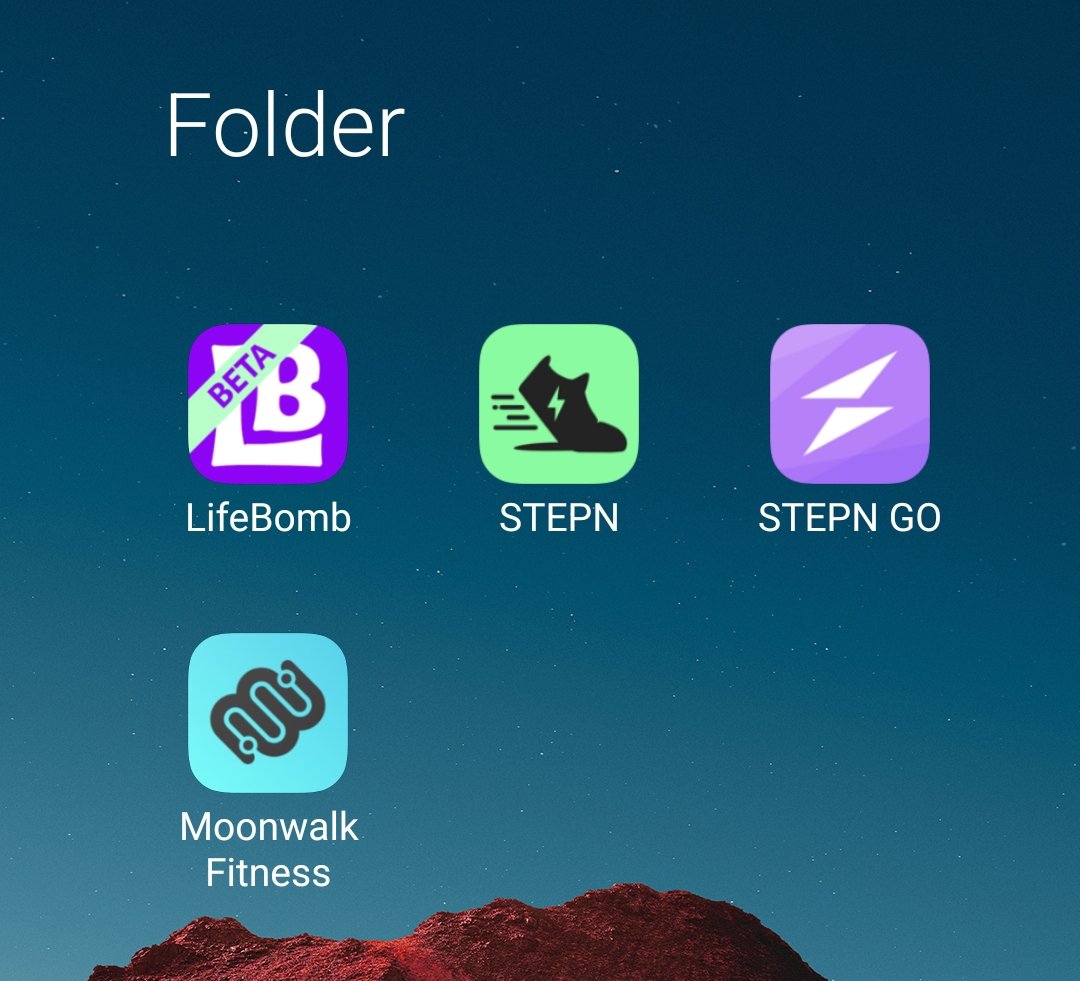 Saber_I66's tweet image. My phone has more #M2E apps than friends 😭

– #TheLifeBomb
– #STEPN
– #STEPNGO
– #MoonwalkFitness

At least my steps are earning 😤💰