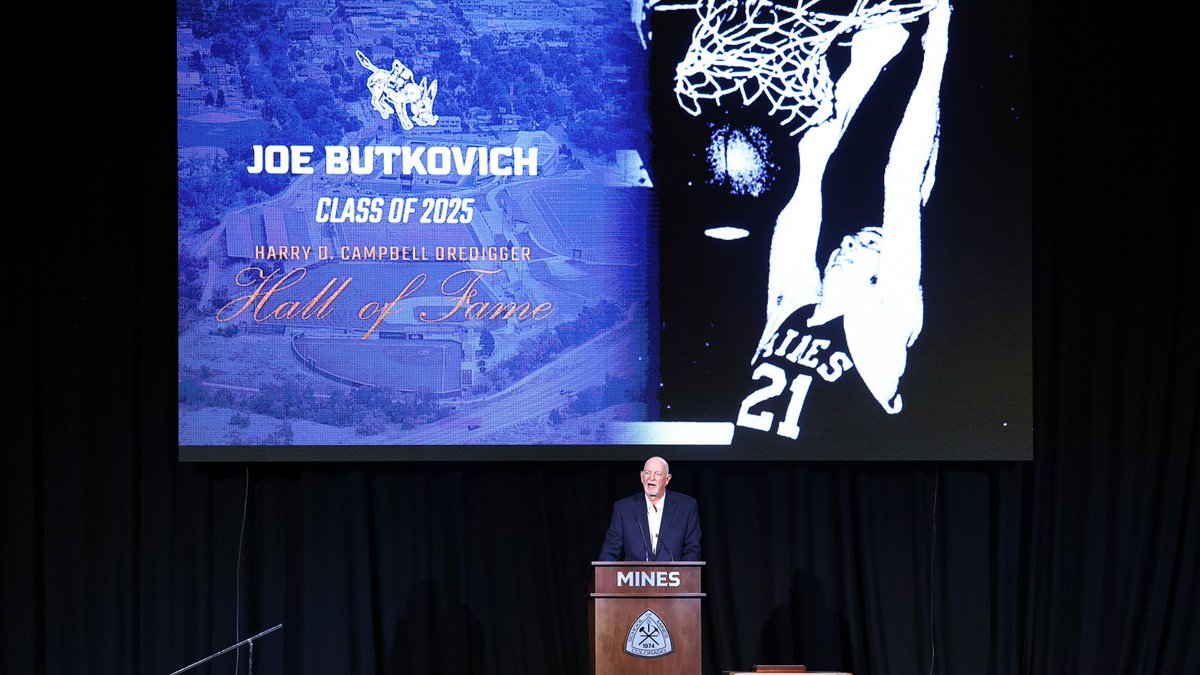 minesmbb's tweet image. Had a wonderful time celebrating the induction of one of our all-time greats into Harry D. Campbell Oredigger Hall of Fame over the weekend! Congratulations Joe Butkovich on the honor!

#HelluvaEngineer