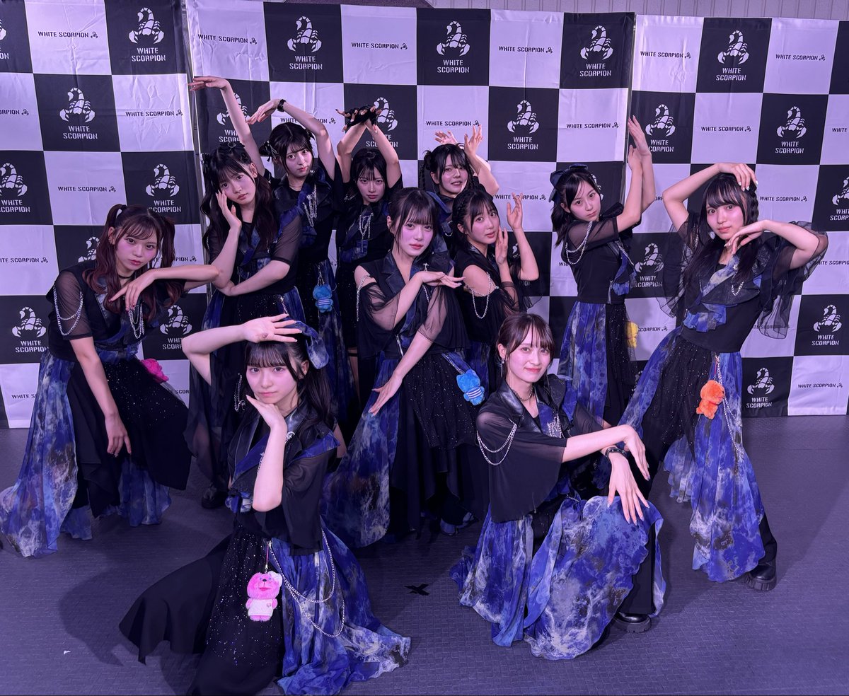 #WHITESCORPION 結成2周年✨
おめでとう🎊㊗️🎊😊
来週で皆さんに出会って、自分は丁度1年になります‼️
いつも最高を更新してくれる圧巻のパフォが大好きです🎶
3年目☝️これ迄以上に飛躍出来ます様に。
全力で応援します🫡
#ホワスピ結成2周年
#ホワスピ  <a href="/ACO_whsp/">ACO@12/13ワンマンライブ</a>