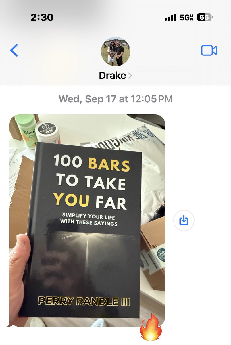 PRandleIII's tweet photo. These messages have blessed my soul! 🙏🏽

If you bought a copy of my book “100 Bars To Take You Far” please let me know so I can sign it, and show my appreciation. 

And if you haven’t bought a copy yet, what are you waiting for? Simplify your life NOW 🛣️ https://t.co/5DKsJKqFVA