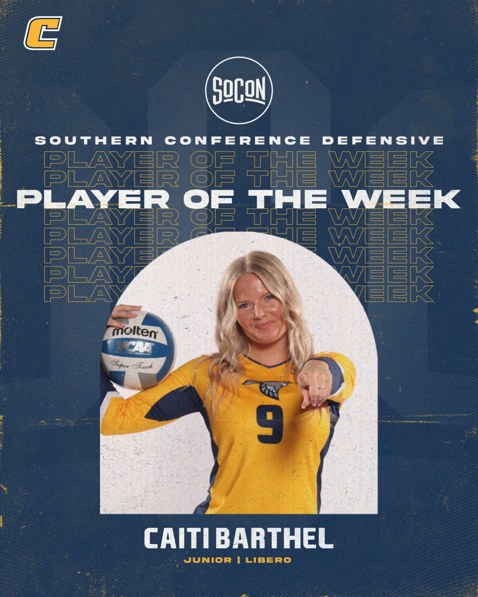 GoMocsVB's tweet image. No surprise here 😤
Caiti Barthel has been named the @SoConSports Defensive Player of the Week!
⭐️ gomocs.com/news/2025/10/6…
#GoMocs