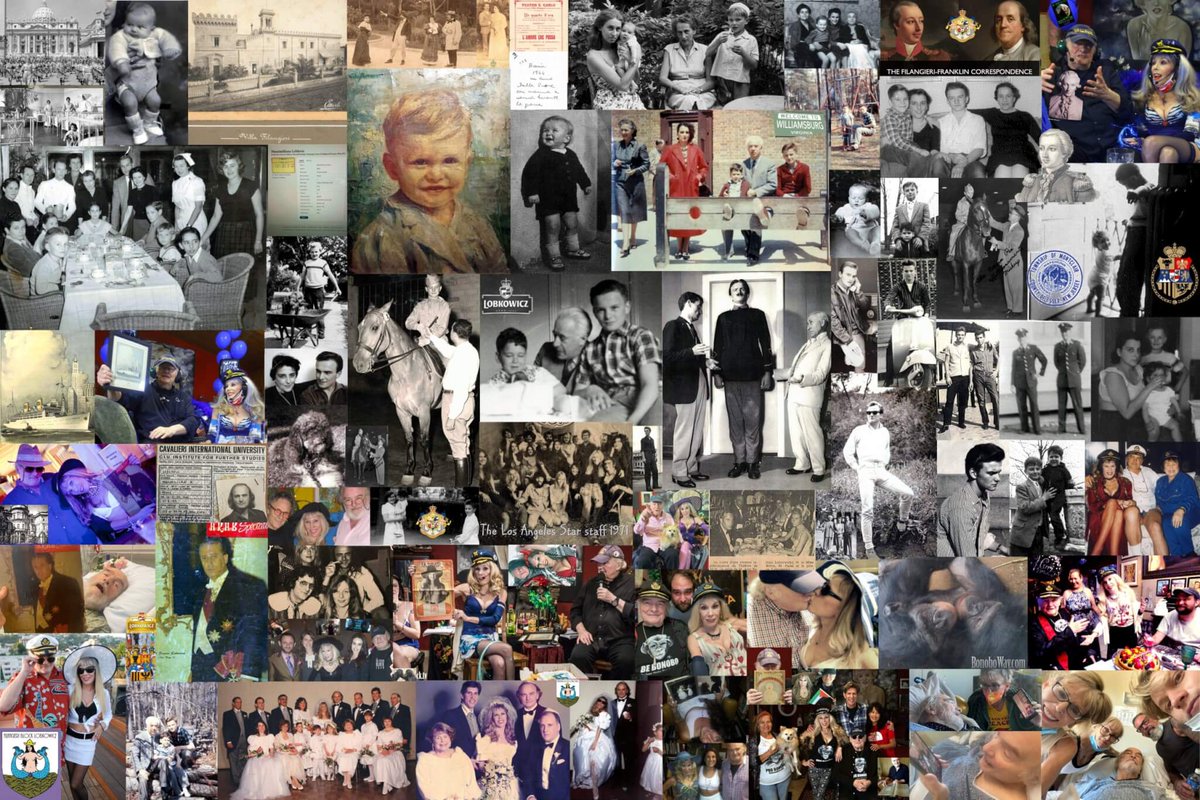 Collages are collisions of images &amp; emotions🎨  “Family/History” mixes images of my beloved Max drsusanblock.com/max-collage-fa… 📸  featuring his early life in Rome, Naples &amp; Genoa, Italy 🇮🇹  the great ship #Italia that took 7-year-old Pr. Maximillian R. Leblovic #Lobkowicz di