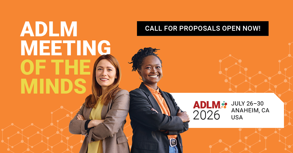 Rajeevan Selvaratnam (@selvarajeevan) on Twitter photo Share your expertise at #ADLM2026 in Anaheim, CA, USA next July. Inspire the lab med community with your brilliant research. Submit your proposal by Nov 6! Visit myadlm.org to learn more. Share your expertise at #ADLM2026 in Anaheim, CA, USA next July. Inspire the lab med community with your brilliant research. Submit your proposal by Nov 6! Visit myadlm.org to learn more.
