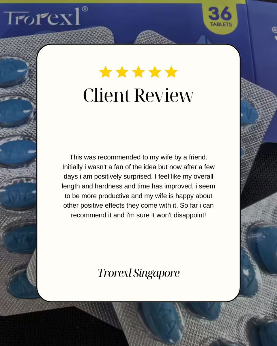 trorexl's tweet photo. 💪 Boost your vitality with TonicBlu Pro 360 🌿

1 Box $27.15 | 2 Boxes $47.05 | 3 Boxes $71.24 | 5 Boxes $108.83 | 10 Boxes $171.07

5 ⭐ Reviews | 100% Herbal 🌿 

#TrorexlSG #MensWellness #Vitality https://t.co/syoBDOgPl9