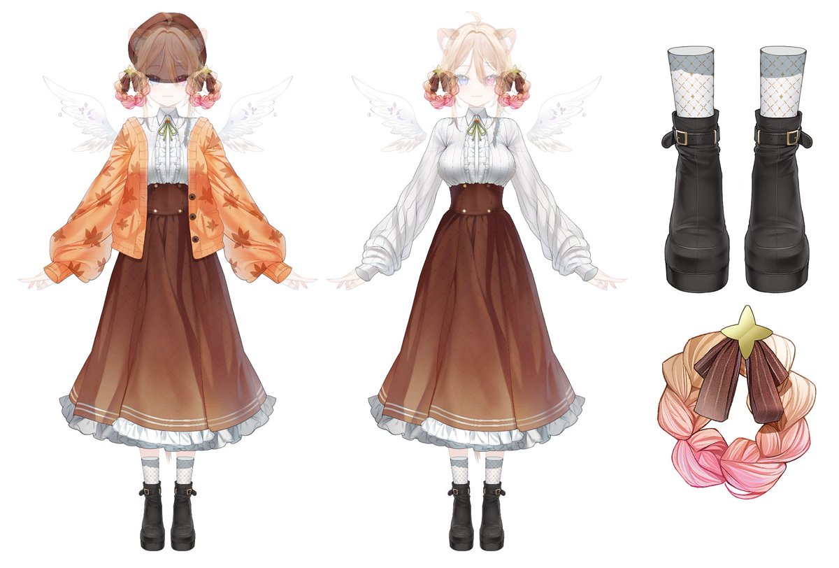 ellaartiist's tweet image. VTuber outfit (for rigging).
Thank you @ThatLilMo 💕

#Vtuber #VtuberComm #Commission