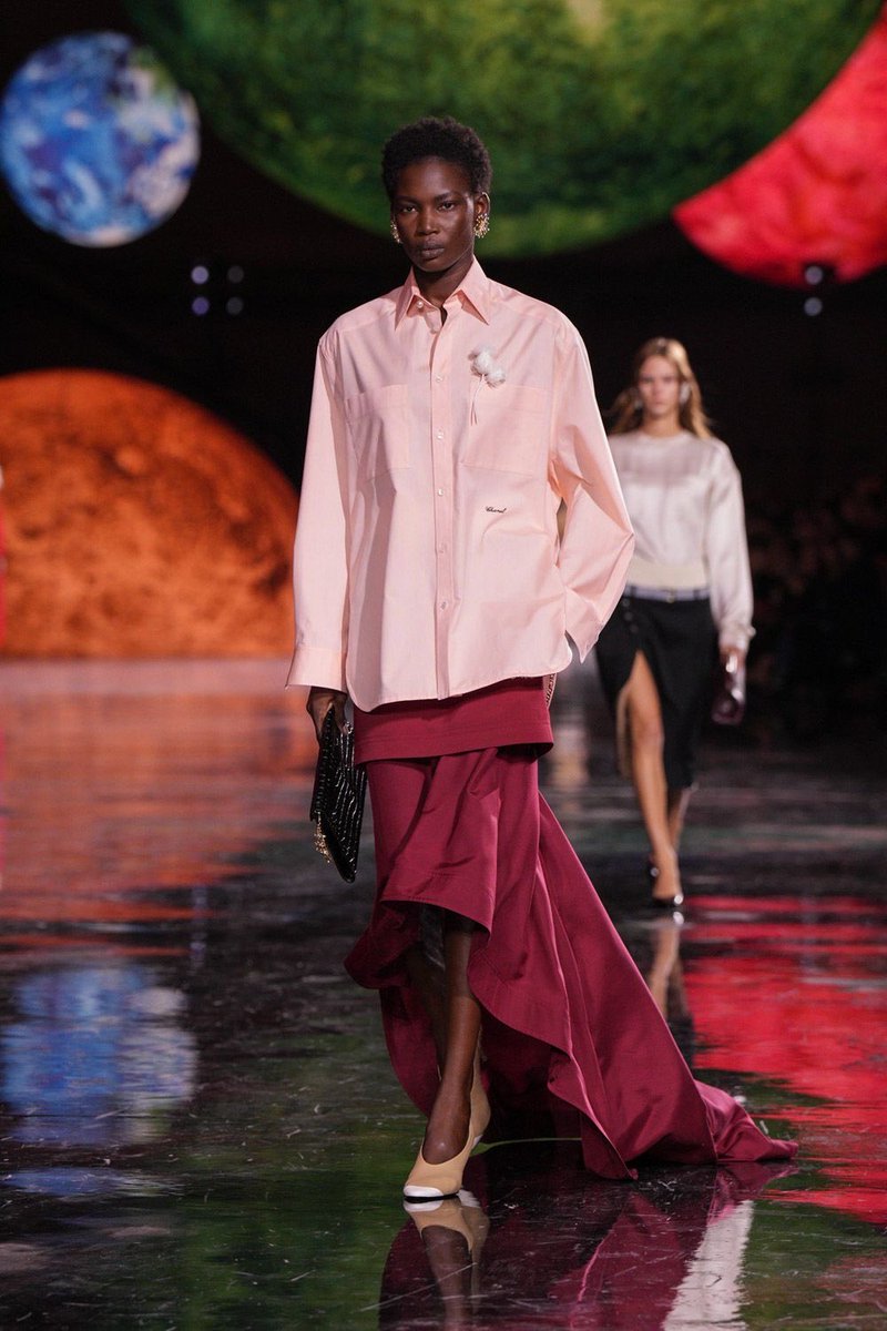 The shirts at Chanel were done in collaboration with Charvet as a