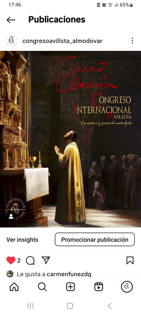 Congreso Internacional Avilista. Almodóvar del Campo, 10-11/octubre/2025