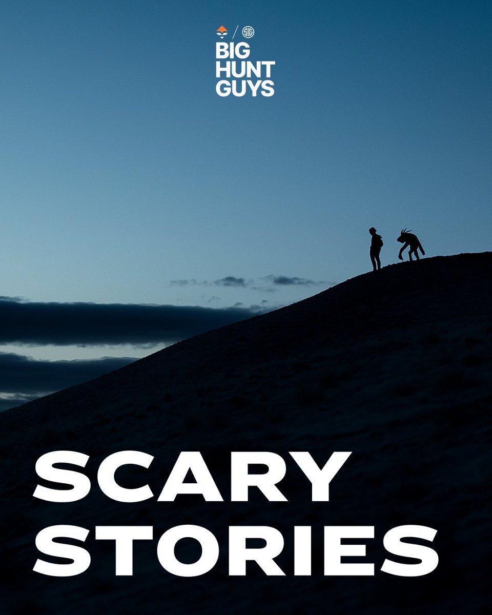 GOHUNT's tweet image. The nights are getting longer, the woods are getting darker… You know what that means — it’s almost time for the Big Hunt Guys Halloween Episode. Send us your most hair-raising encounters reachus@gohunt.com.

#GOHUNT