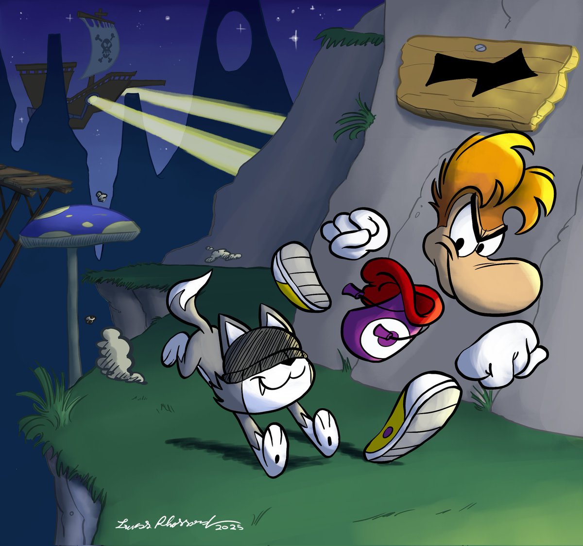 LRhossard's tweet photo. Dois Destemidos em uma grande fuga!
#Rayman #raymanorigins #Rayman2 #Raymanfanart #fãart #fanart #art #arte #ubisoftfanart #ubisoftbr #gapel #gato #cat #greatscape https://t.co/CfJfoezKvM