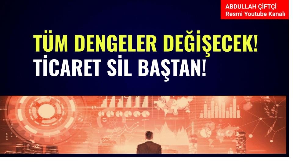 Arkadaşlar

Tüm dengeler değişecek!
Ticaret sil baştan!

Detaylar Youtube kanalımda video sohbetinde
youtube.com/watch?v=WdqaR-…