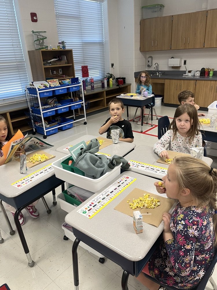 We LOVED earning a popcorn party for our positive behavior during the month of September!