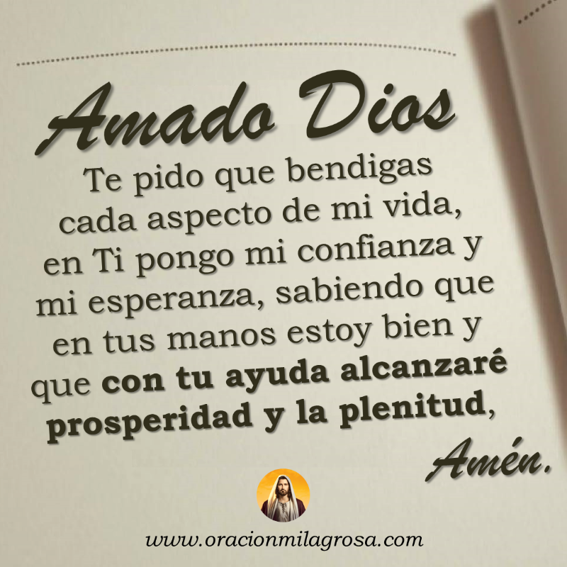 oracion_milagro's tweet photo. AMADO DIOS, POR FAVOR BENDICE Y PROSPERA MI VIDA: Haz esta oración para pedir a DIOS que sea cuidando de ti, impulsando tu vida y ayudándote a alcanzar los anhelos de tu corazón. Ten fe, Dios te ama y él te ayudará con generosidad.

Haz esta oración en: https://t.co/f3xUUszk6I