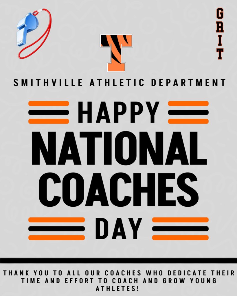 HAPPY NATIONAL COACHES DAY!

Thank you to all our coaches who pour into all our athletes!  The time, sacrifice and dedication you provide is second to none and I can't thank you all enough for your hard work.
-Coach Neumann AD