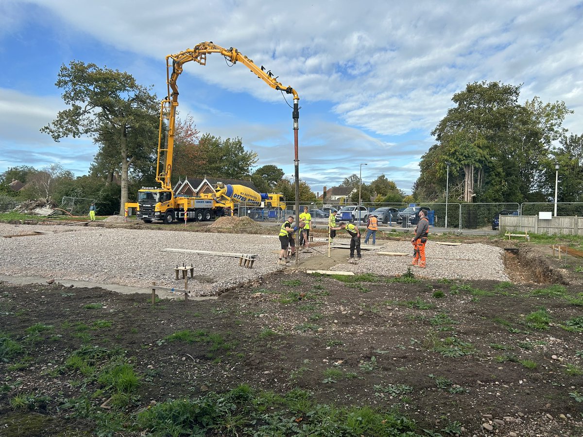 Very exciting times at OHMS today. Concreting! <a href="/oldfieldsTL/">Oldfields Hall Middle School</a>