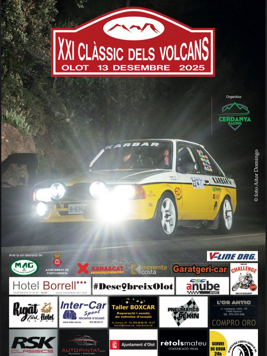 📌 XXI Clàssic dels Volcans
📍 Olot 13.12.2025
🥂 Sopar de Nadal a Can Xel
<a href="/descobreixolot/">DescobreixOlot</a>