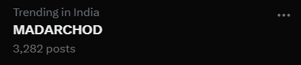 wow, MACROHARD is trending in India