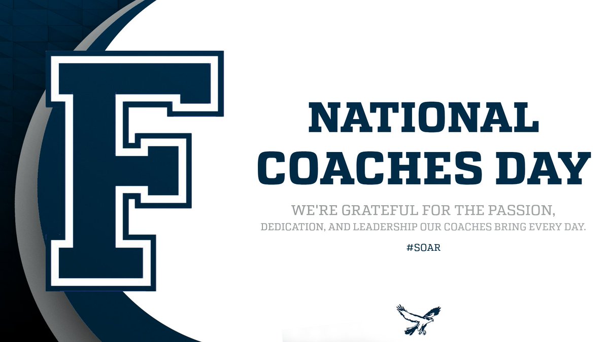 🏆 Today is National Coaches Day! Shoutout to all our amazing coaches who inspire, mentor, and lead our student-athletes to success both on and off the field. Thank you for all you do for Fairless Athletics! #SOAR #GoFalconsGo