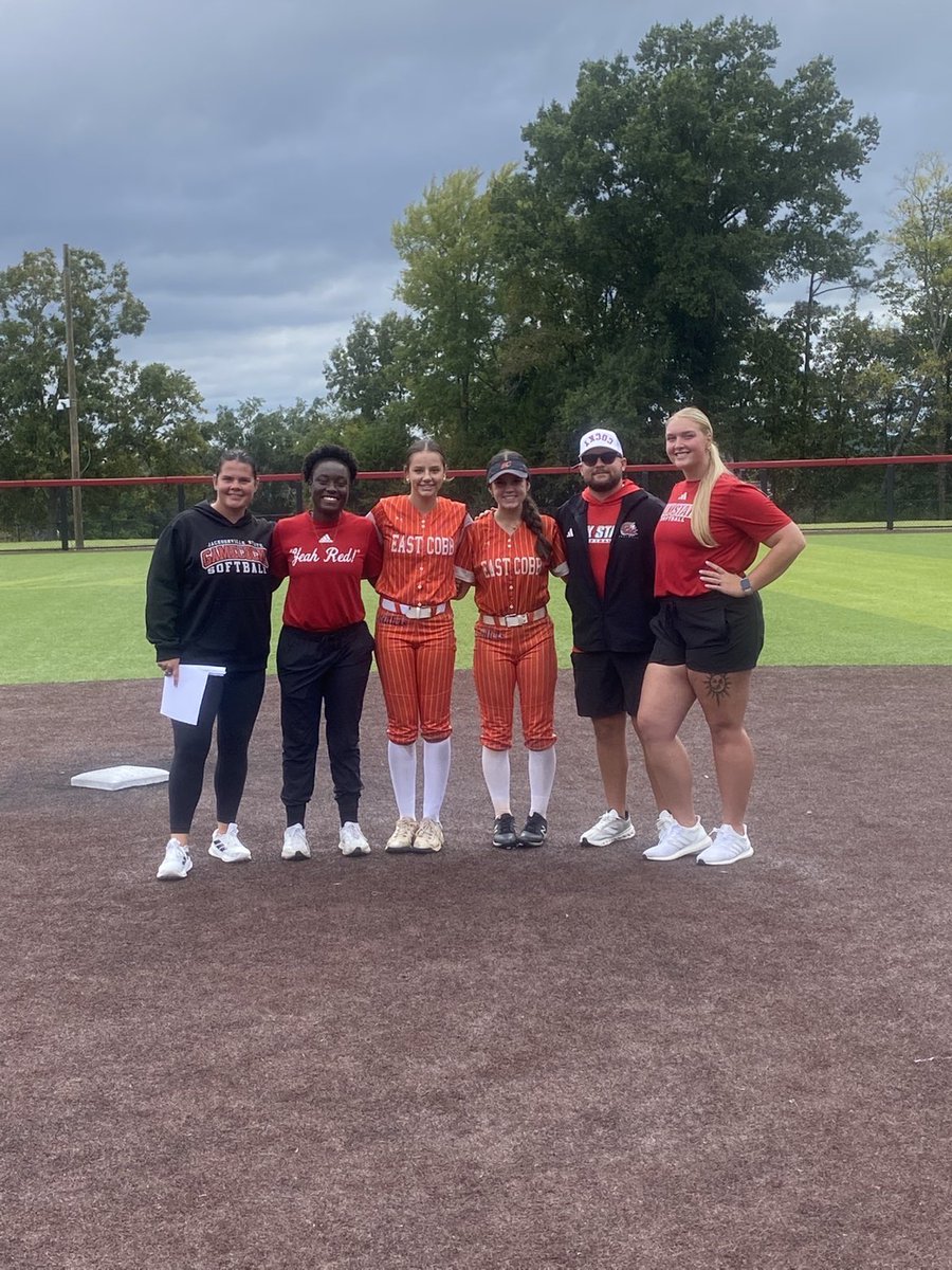 Thank you <a href="/JaxStateSB/">Jax State Softball</a> for an amazing camp! I had such a great time learning from <a href="/JulieBoland5/">Julie Boland</a>, <a href="/GarrettSkelton5/">Garrett Skelton</a>, <a href="/CoachSims_JSU/">Hayley Sims</a>,  and <a href="/hollystew27/">Holly Stewart</a>! I can’t wait to come back and learn more about the program and school!❤️🤍
<a href="/EC05Bilz/">EC Bullets Gold 18U Schnute/Bilz</a> <a href="/ExtraInningSB/">EXTRA INNING SOFTBALL</a> <a href="/LineDsoftball/">Line Drive Media</a>