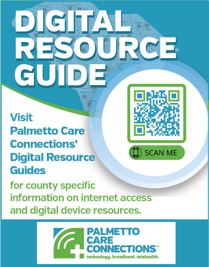 palmettocaresc's tweet image. 💻 Not sure where to start with internet or devices? PCC’s Digital Resource Guides help you: ✔️ Find hotspots ✔️ Get connected ✔️ Buy computers/tablets 👉: ow.ly/acWY50X794N #PalmettoCareConnections #TechAccess #RuralHealth