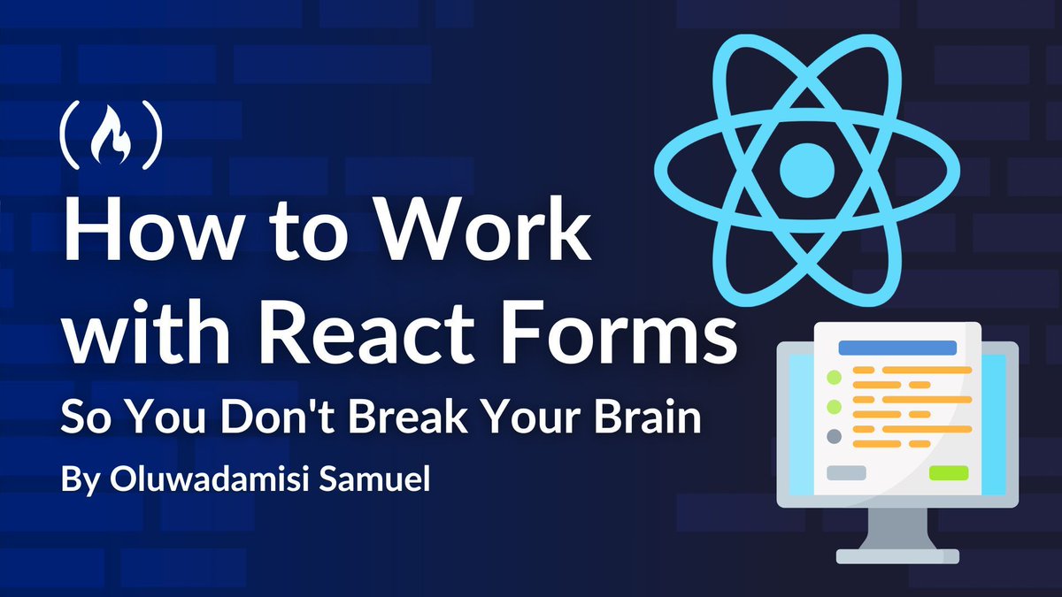 freeCodeCamp's tweet image. When you're building forms in React, sometimes it feels like input fields have a mind of their own.
To help you understand how forms really work, Oluwadamisi breaks it all down in this guide.
He talks about controlled vs uncontrolled components, how they work, and when to use…