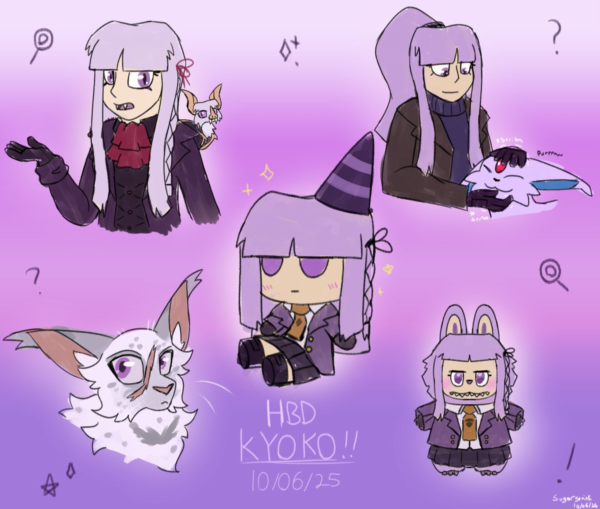 happy birthday kyoko kirigiri! have a collection of purple!

#霧切響子生誕祭2025