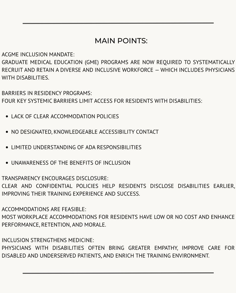 This landmark piece by Dr. Lisa Meeks highlights the need for equal access and inclusion for residents with disabilities in medicine. We’re honored to share that Dr. Meeks will be the keynote speaker at this year’s conference, leading the conversation on disability inclusion!