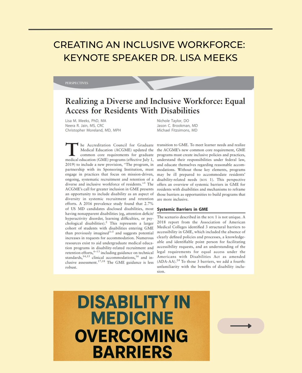 Disability Advocacy Coalition in Medicine tweet media