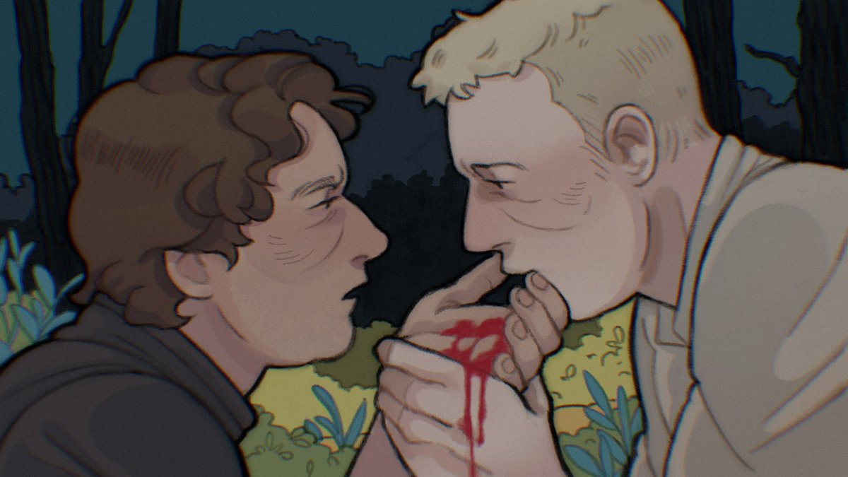 maezoree's tweet photo. illustration for iokanaan by my dear @rosenr0te, inspired by the second chapter… everyone should go read it because it's so fucking good and i can't stop thinking about it!! #kcd #isterik https://t.co/4TDhMBEryi