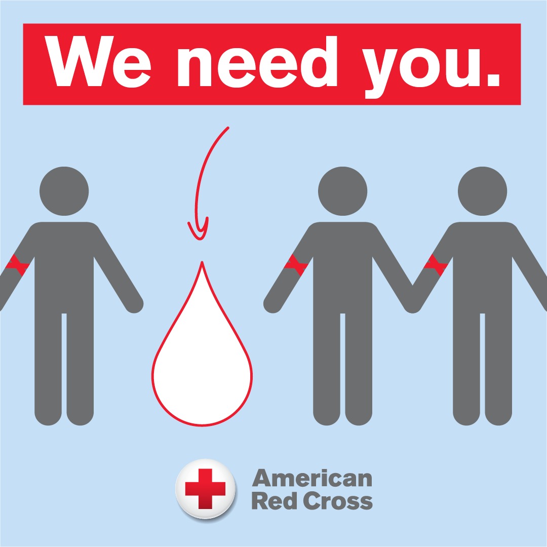 Show up &amp; roll your sleeves up for patients in need! Come to give blood or platelets now through Oct. 19 and get a $10 Amazon.com Gift Card by email. Book now: rcblood.org/4kL457A