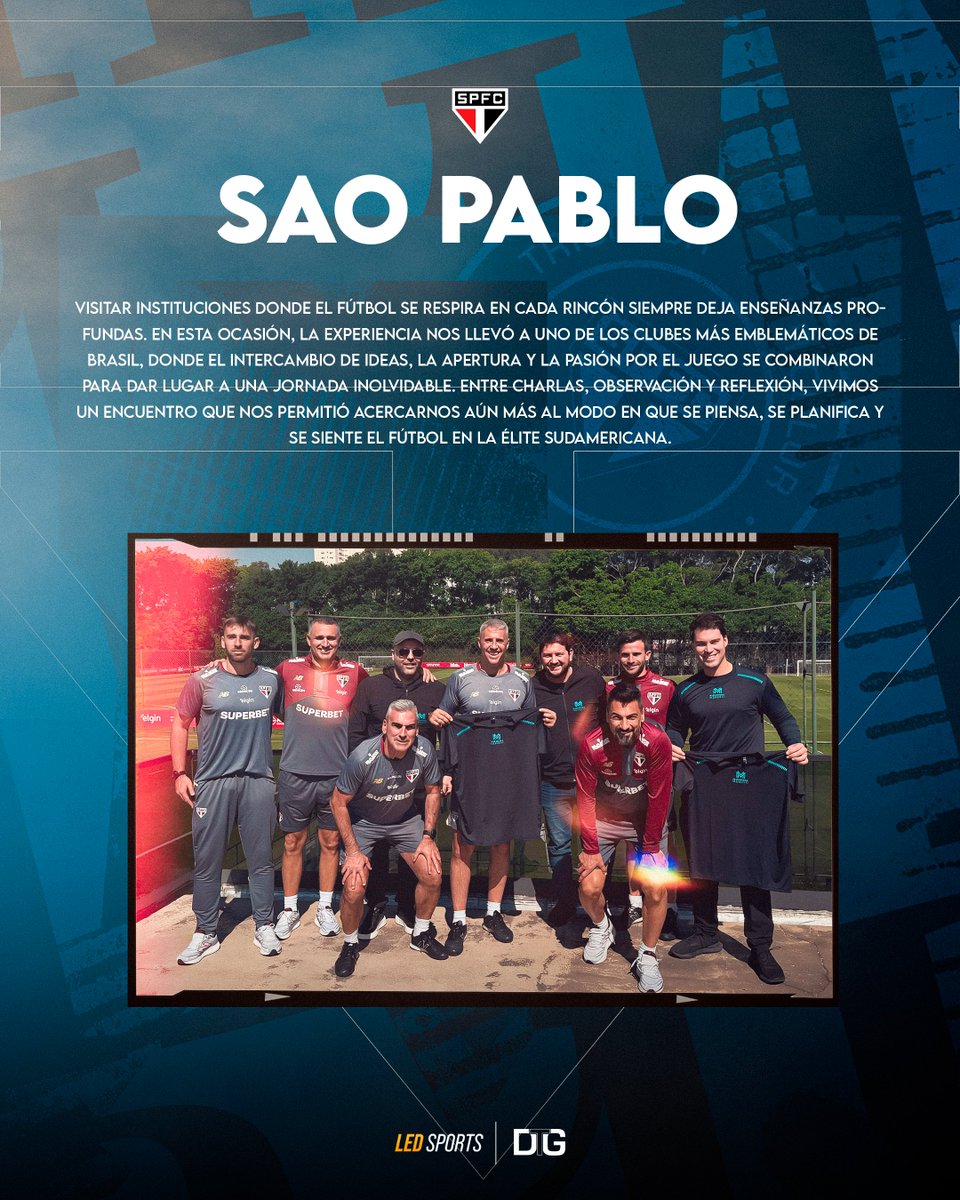 Visitamos São Paulo FC y fuimos recibidos por Hernán Crespo (<a href="/hernancrespo/">Hernan Crespo</a>).
👉 Gestión de vestuario y calendario exigente.
👉 Preparación de un equipo de élite.
Gustavo Nepote compartió su visión como entrenador de arqueros.
@menottiescuela <a href="/maradonamenotti/">Maradona Menotti</a> ⚽🔥
