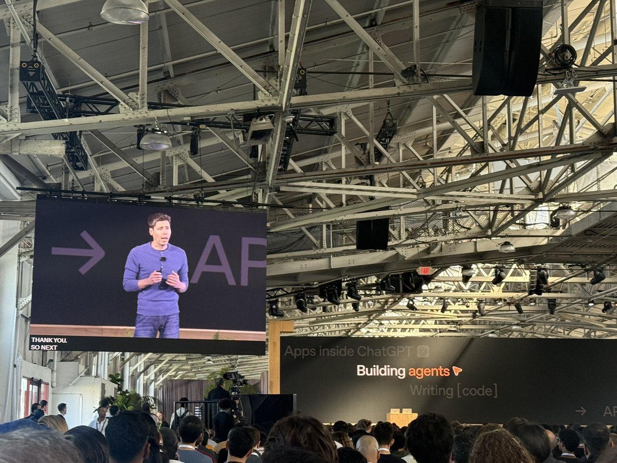 sylvialiux's tweet photo. Loved the minimal, code-born aesthetic at OpenAI Dev Day. Such a tribute to the earliest computer arts and human expression: line drawings, bits, and geometric logic.

Back to the basics, and for the future.

#OpenAIDevDay https://t.co/WRnBOAZ3OP