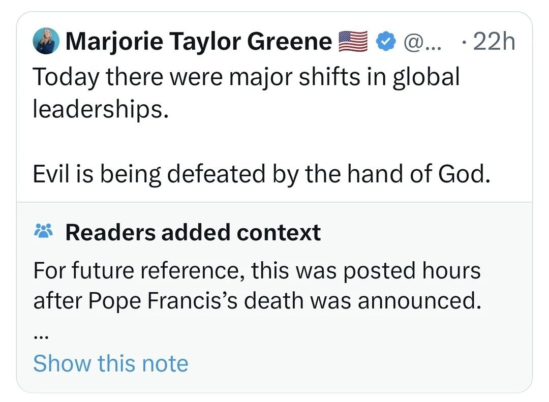 cabchrys's tweet image. Your unholy presence in government is a
pErVeRsE uNwAnTeD pErFoRmAnCe
#ConspiracyTheorist
#MAGACrisisActor
#NotVeryBright