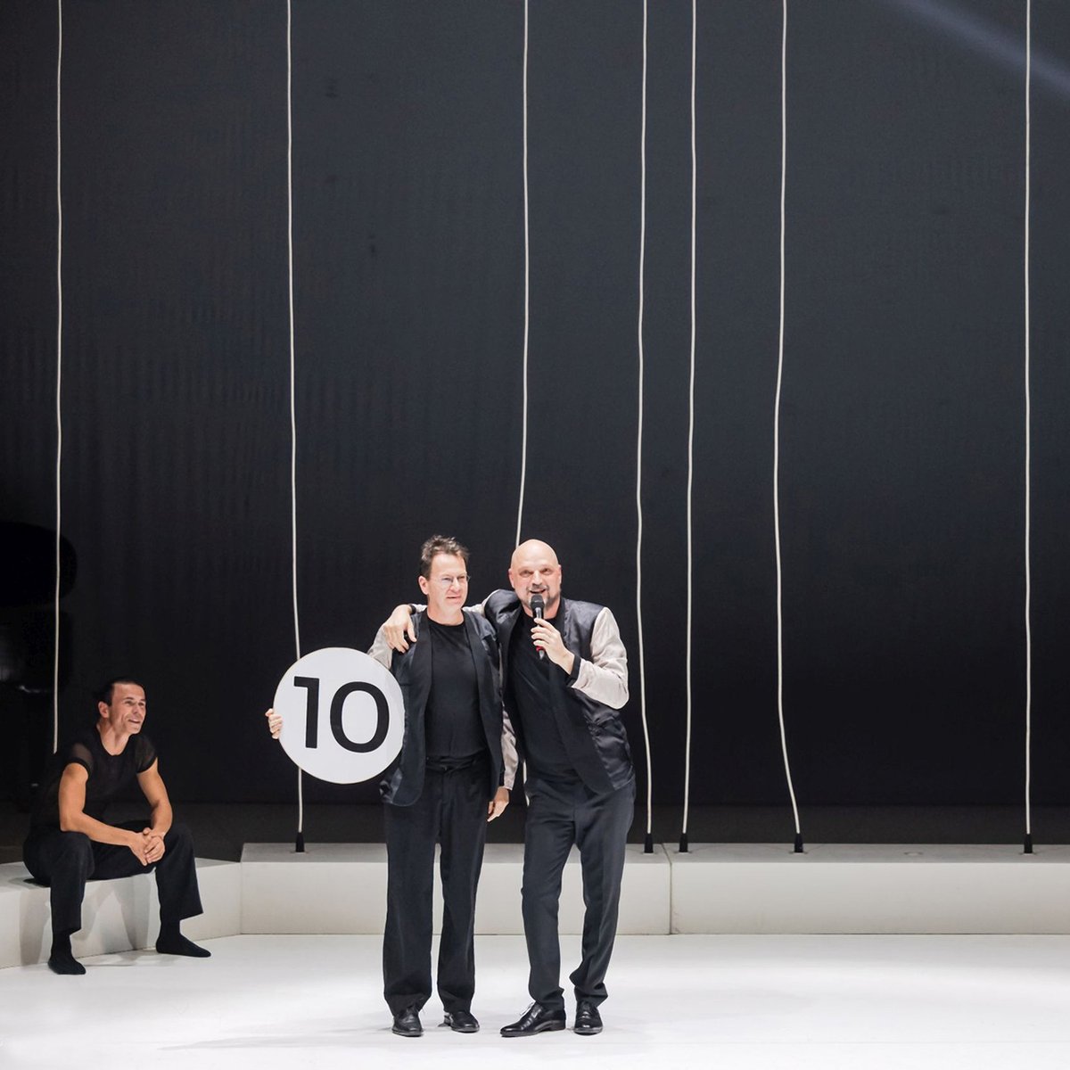 A few impressions from yesterday's double bill at <a href="/cankarjevdom/">Cankarjev dom</a>. The first performance, DE-SET, was choreographed by MN Dance Company. The second, Proces(i), was written and directed by Silence. Both shows featured live music by Silence. 📸 Darja Štravs Tisu | Cankarjev dom