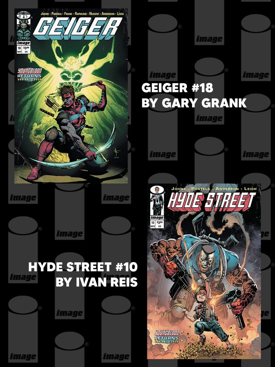 ImageComics's tweet image. CROSSOVER COVERS!
Image Comics Universe x Youngblood
Follow the link for full details --&amp;gt; imagecomics.com/press-releases…