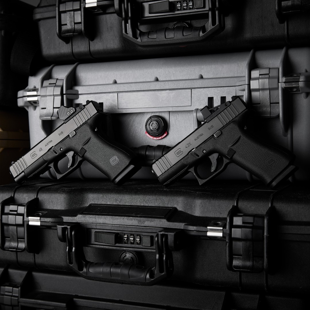 RazorbackArmory's tweet image. A slim, concealable powerhouse. The Glock 43 and 48 both pack serious performance into a compact frame—ideal for everyday carry and personal protection.