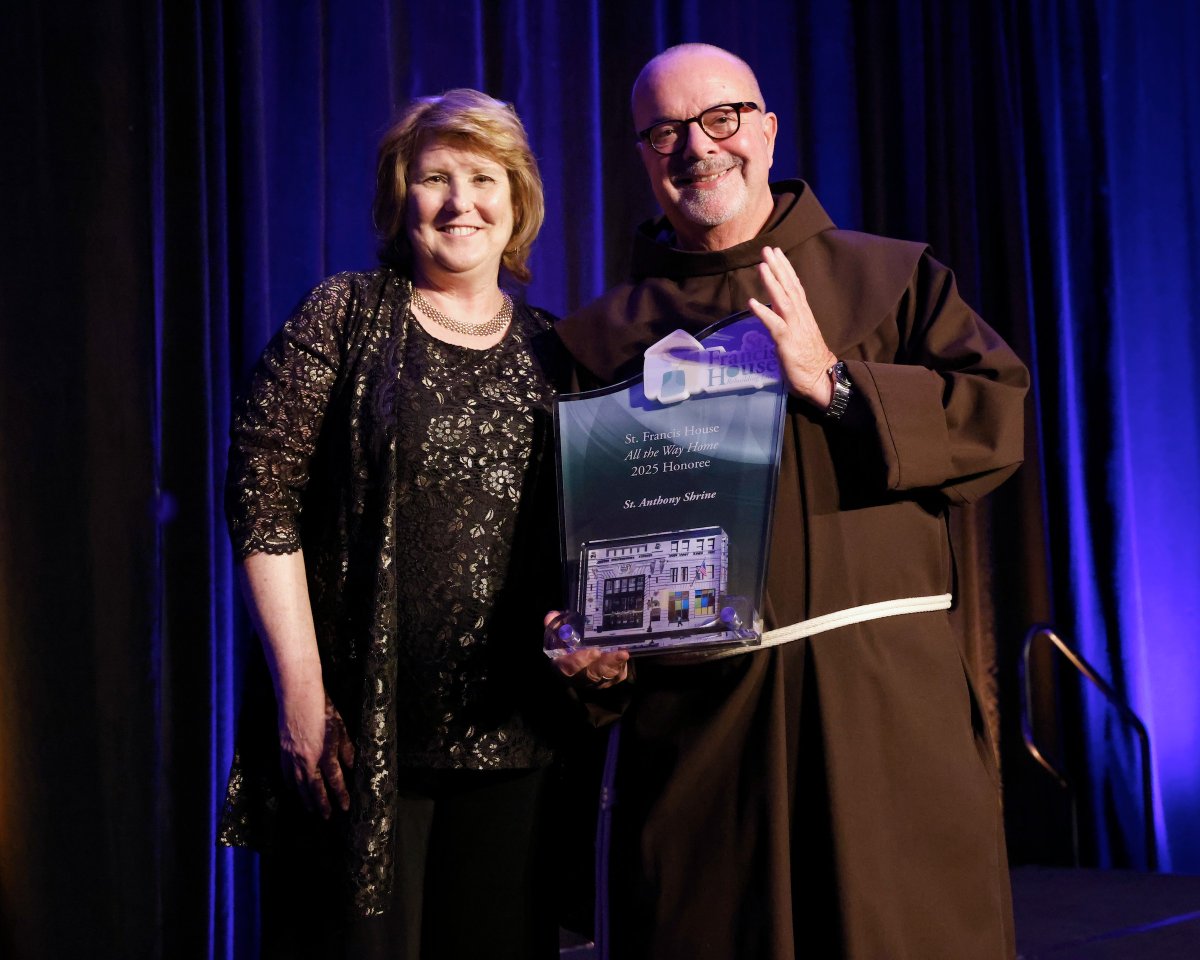 What a night! 💙 Nearly 350 supporters came together on Saturday for our #AllTheWayHome gala, raising $820,000 to support guests of St. Francis House.

Thank you to <a href="/aeeventsdesign/">AE Events</a> &amp; the <a href="/Westin/">Westin Hotels</a> Boston Seaport Hotel for making this unforgettable evening possible.

🎥 Meet Jerome