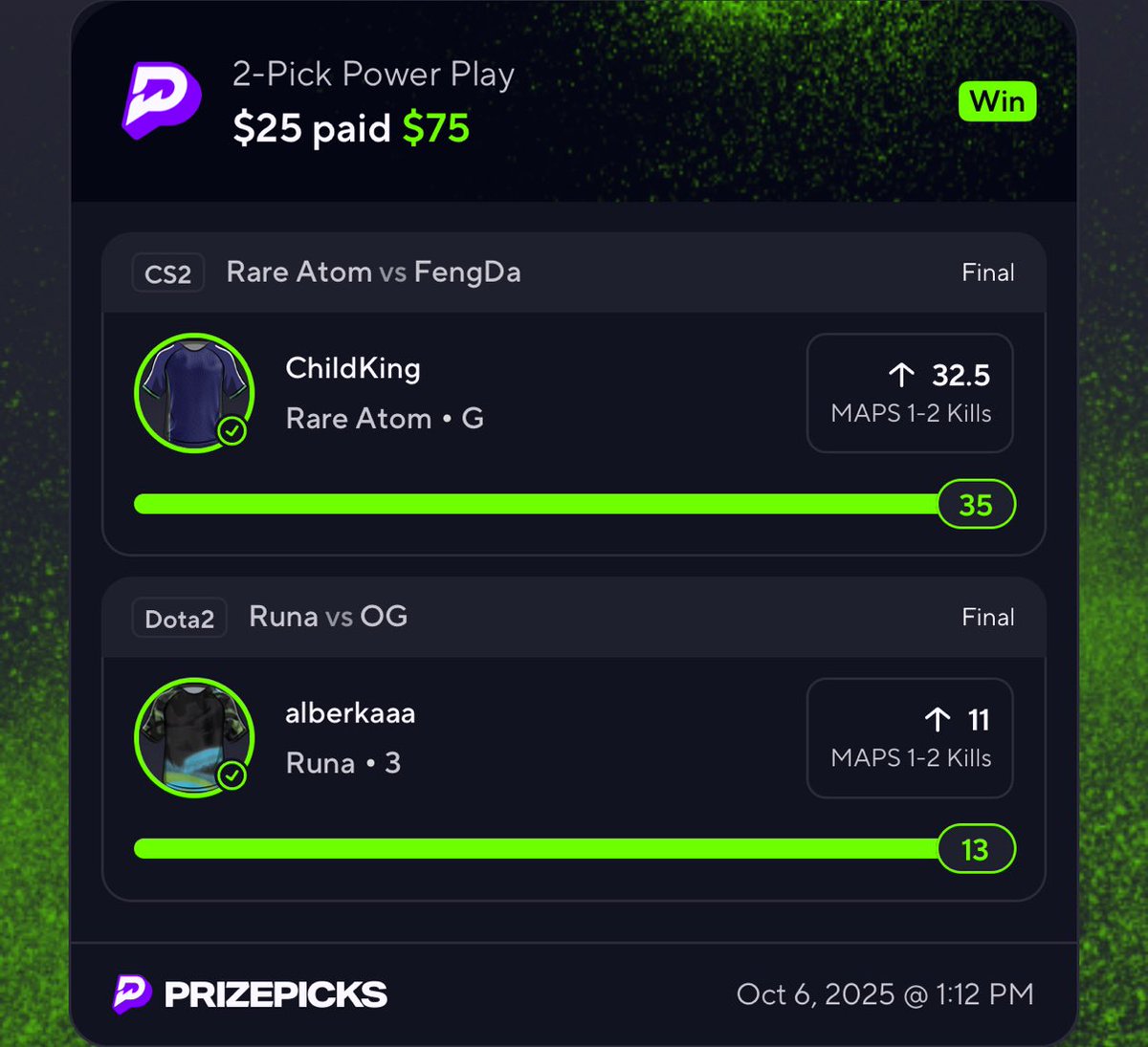 CosmoDFS's tweet image. DISCORD JUST SPAZZED. 🤑🤑
✅ 1U PrizePicks
✅ 1U PrizePicks
✅ Ladder Challenge
✅ Moneyline 2U
25% OFF ➡️ whop.com/checkout/plan_…