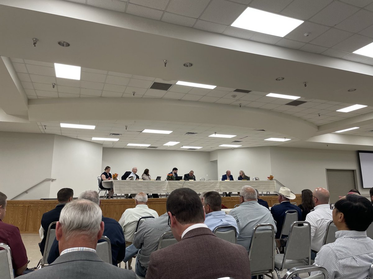 Matthew Benavidez (@matthewblakeb) on Twitter photo Texas house committee on Agriculture and livestock meeting currently in El Campo Texas regarding New World Screw worms, and Rice Delphacid. <a href="/StanKitzmanTX/">Stan Kitzman</a> <a href="/JanieLopezForTX/">Janie Lopez Texas State Representative</a> <a href="/RyanGuillen/">Rep. Ryan Guillen</a> Rep Don McLaughlin, and Rep Angela Orr in attendance. Solid turn out of about 150 local farmers Texas house committee on Agriculture and livestock meeting currently in El Campo Texas regarding New World Screw worms, and Rice Delphacid. <a href="/StanKitzmanTX/">Stan Kitzman</a> <a href="/JanieLopezForTX/">Janie Lopez Texas State Representative</a> <a href="/RyanGuillen/">Rep. Ryan Guillen</a> Rep Don McLaughlin, and Rep Angela Orr in attendance. Solid turn out of about 150 local farmers