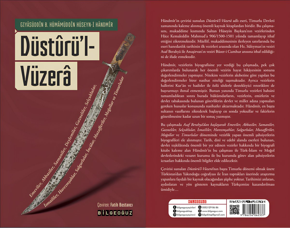 "Allah bir hükümdar için hayır dilerse, ona doğru sözlü bir vezir verir; hükümdar unuttuğunda ona hatırlatır, hatırladığında da ona yardım eder." #Düstûrü'l-Vüzerâ.