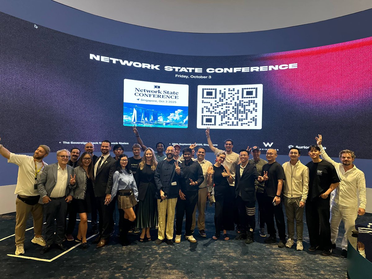5/ At The Sovereign Stack for Network States by <a href="/surge_dao/">SurgeDAO</a>, ideas on parallel economies, futarchy &amp; new rails took center stage 🌐

It's more than just an event — it's about people.
👥
<a href="/MurielMedard/">Muriel Medard</a>, <a href="/jh_0x/">jin</a>, <a href="/DWFVentures/">DWF Ventures</a>, <a href="/dabit3/">nader dabit</a>, <a href="/Be1garat/">Marco (∎, ∆)</a>, <a href="/0xKimberly/">Kim ⚡️</a>, <a href="/James_of_Arc/">James of Ârc</a>,