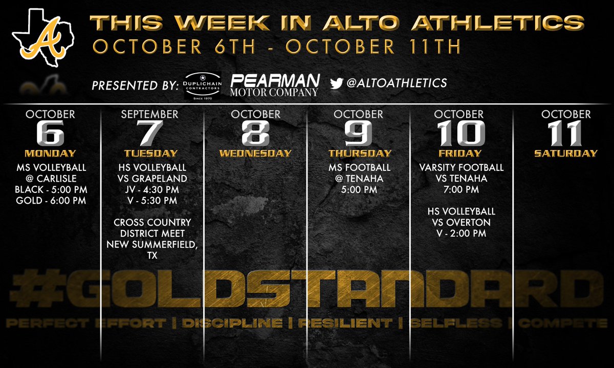 📅WEEKLY SCHEDULE📅

#DTS