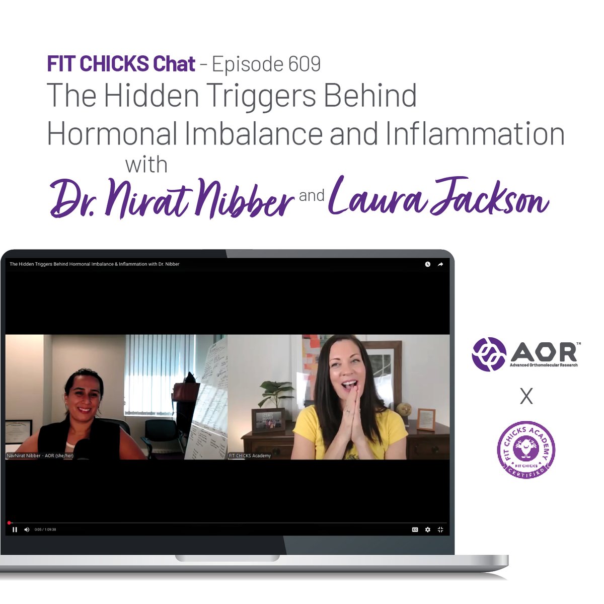 AORhealth's tweet photo. FIT CHICKS Chat Episode 609 – The Hidden Triggers Behind Hormonal Imbalance &amp; Inflammation with Dr. Nibber

https://t.co/HNXiutKaZX https://t.co/rwk2W3UThD