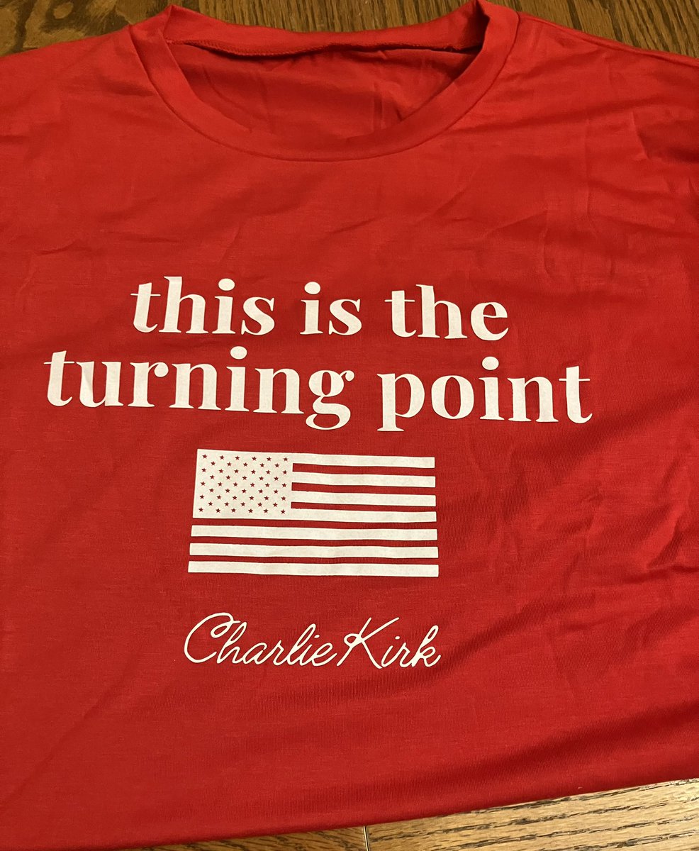 Just in time for next week. 🥰
<a href="/TPUSA/">Turning Point USA</a>