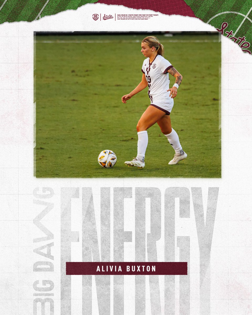 Third full-90 performance in the last four games for <a href="/BuxtonAlivia/">Alivia Buxton</a>!

#HailState