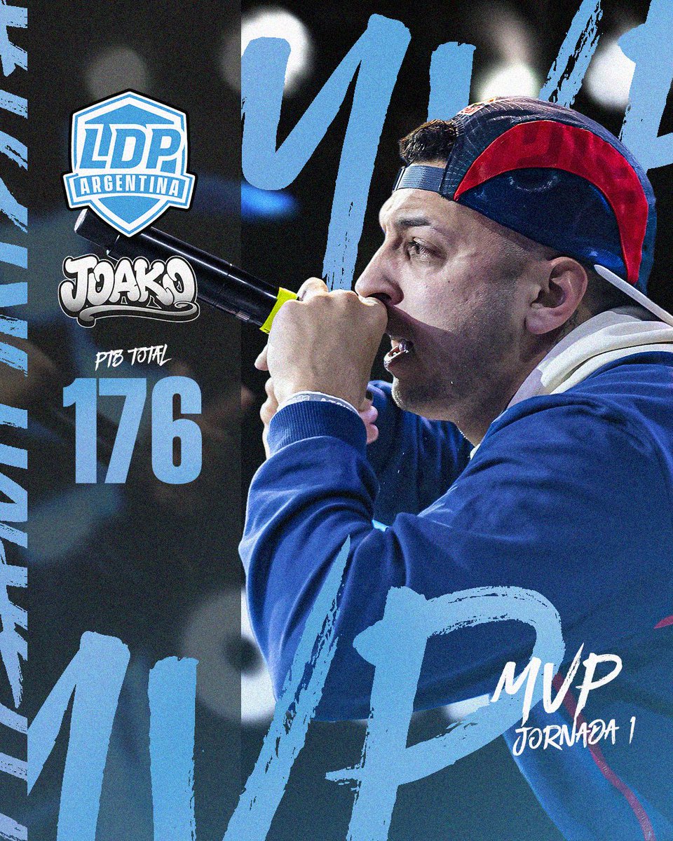 LigaDePaises's tweet photo. 𝐌𝐕𝐏 𝐏𝐀𝐑𝐀 𝐒𝐀𝐍 𝐅𝐄𝐑𝐍𝐀𝐍𝐃𝐎

Luego de su enfrentamiento frente a Dallas, Joako se llevó el MVP en una batalla entretenida con un total de 176 de PTB.

Aunque no quedó puntero, este MVP es una gran motivación para una temporada que recién empieza.

#LDPArgentina https://t.co/T3L7dhQABc