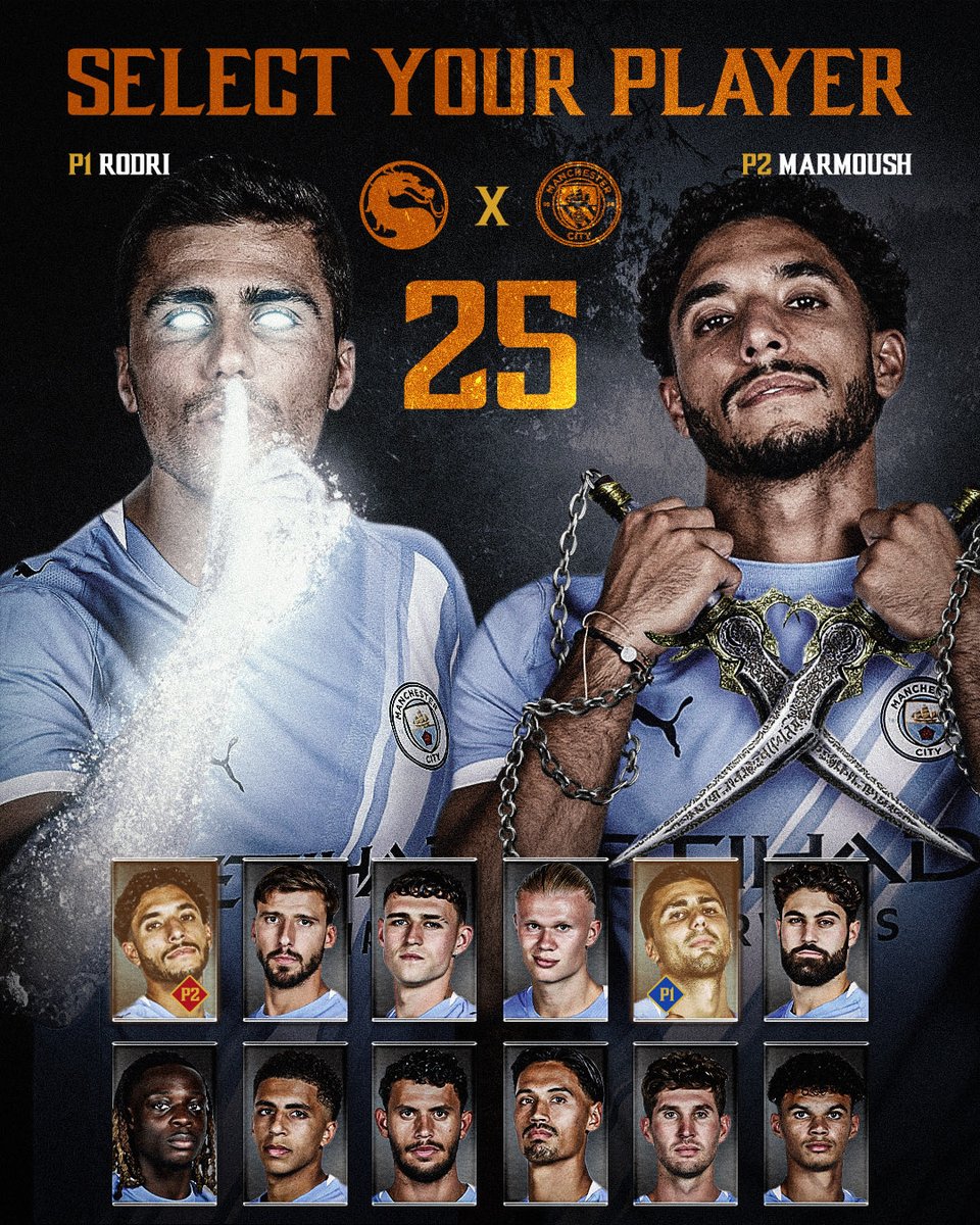 Day 1 of 20 days of Halloween 
Mortal Kombat x Man City #smsports