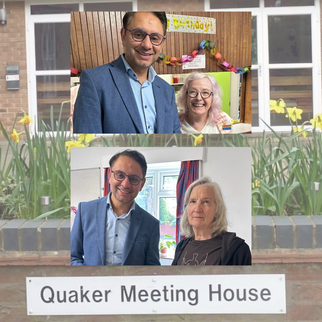 ShockatAdam's tweet image. Wonderful to celebrate 70 years of Leicester Quaker Meeting House - a true community treasure in our city on Queens Road. Great to hear stories &amp;amp; memories across the decades!