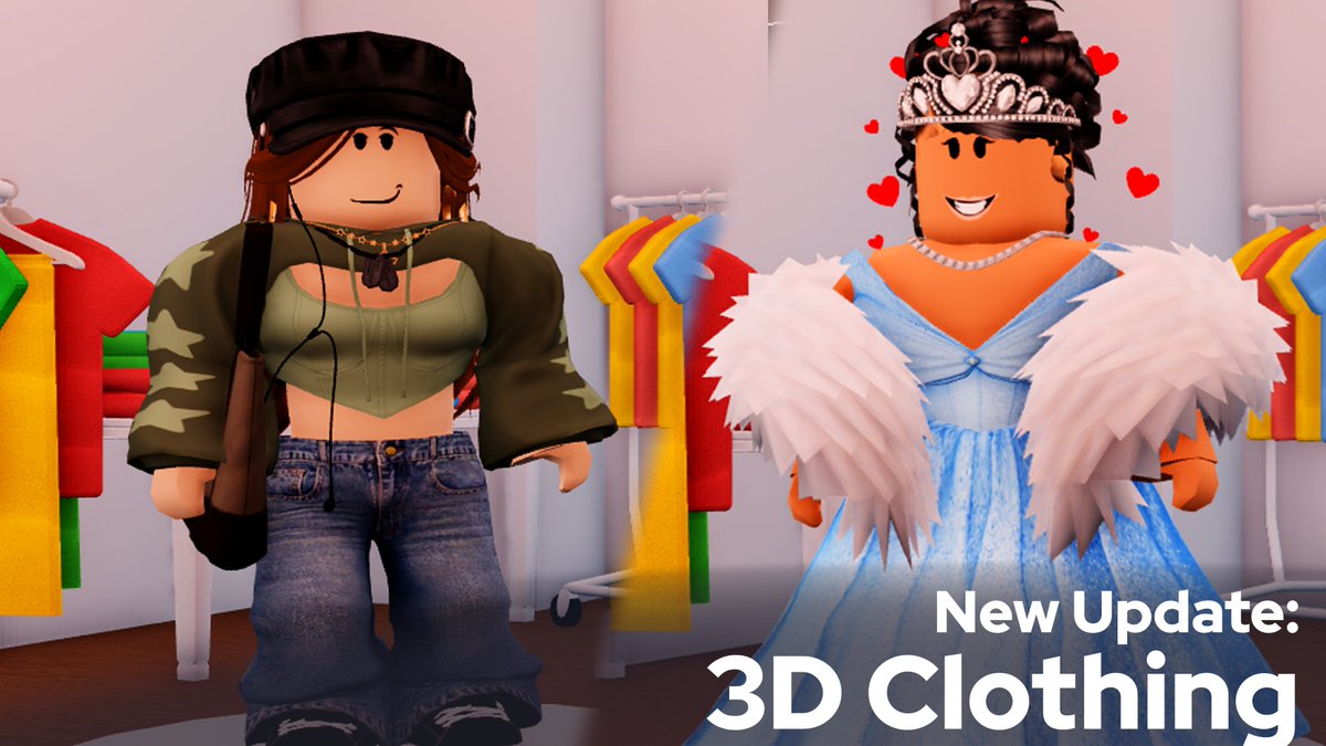 Character Customization &amp; 3D Clothing 🧥

Yo Citizens!
We just released an update that improves character customization, adds 50 new accessories, and more! 🩳

Check it out and post your new fits in the comments!
roblox.com/games/13787768…