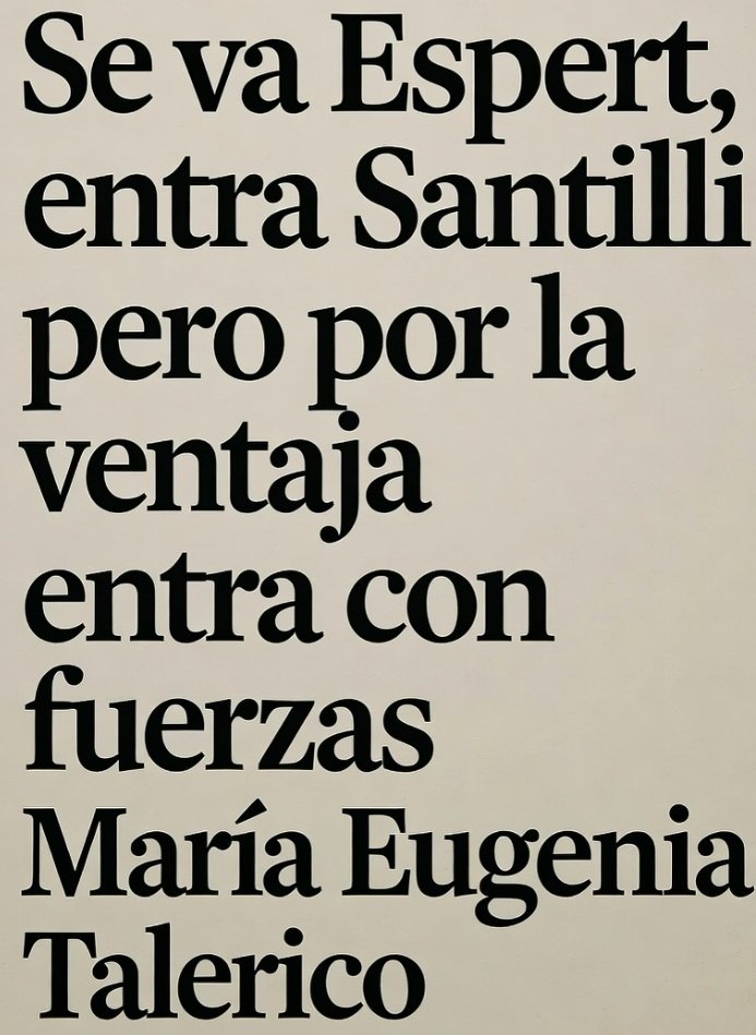 GusDeheza's tweet photo. El retiro del “profe” y la reconfiguración silenciosa del tablero

La salida de José Luis Espert de la lista de La Libertad Avanza no es solo un episodio electoral. Es el síntoma de una reconfiguración más profunda, que involucra alianzas, silencios y desplazamientos que exceden el calendario de campaña. El “profe”, como lo llama el presidente, fue durante años una figura útil para fragmentar el voto opositor. Primero contra Mauricio Macri, luego como legitimador técnico de una coalición que se presentaba como ruptura. Pero detrás del personaje académico, siempre operó una lógica de sabotaje: la de debilitar cualquier intento de construcción política que no respondiera al núcleo duro del oficialismo libertario.

La acusación de vínculos con el narcotráfico, que precipitó su salida, no puede leerse en términos exclusivamente judiciales. En la Argentina, los escándalos judiciales suelen ser el vehículo de desplazamientos políticos. En su lugar aparece Diego Santilli, un dirigente del PRO que ya fue parte del dispositivo de poder de Horacio Rodríguez Larreta. Su desembarco en la lista oficialista sugiere un pacto más amplio, que incluye a Mauricio Macri y que busca reordenar el espacio opositor desde adentro del gobierno.

Mientras tanto, el kirchnerismo celebra la implosión ajena. Pero lo hace desde una posición de repliegue. Sin liderazgo claro, sin narrativa renovada, y con una base social cada vez más erosionada. En ese vacío, emerge una figura que incomoda a todos los dispositivos tradicionales: María Eugenia Talerico.

Talerico: la irrupción de una outsider con legitimidad judicial

Talerico no proviene de la política partidaria. Su capital simbólico se construyó en la denuncia, en la exposición de los mecanismos de corrupción que atravesaron al Estado durante los últimos años. Desde la Unidad de Información Financiera, enfrentó a estructuras que operaban con impunidad. Su candidatura no responde a una lógica de aparato, sino a una demanda social de regeneración institucional.

Lo interesante de su irrupción no es solo su perfil conservador, sino su capacidad de articular una narrativa de vanguardia desde ese lugar. En un contexto donde la política se ha vuelto espectáculo, Talerico representa una anomalía: una figura que no grita, pero que incomoda. Que no negocia, pero que entiende el lenguaje del poder.

Su aparición en el tablero obliga a repensar las categorías con las que se analiza la política argentina. Ya no alcanza con hablar de oficialismo y oposición. Lo que está en juego es la posibilidad de una nueva gramática política, donde la denuncia no sea solo un gesto moral, sino una estrategia de poder.